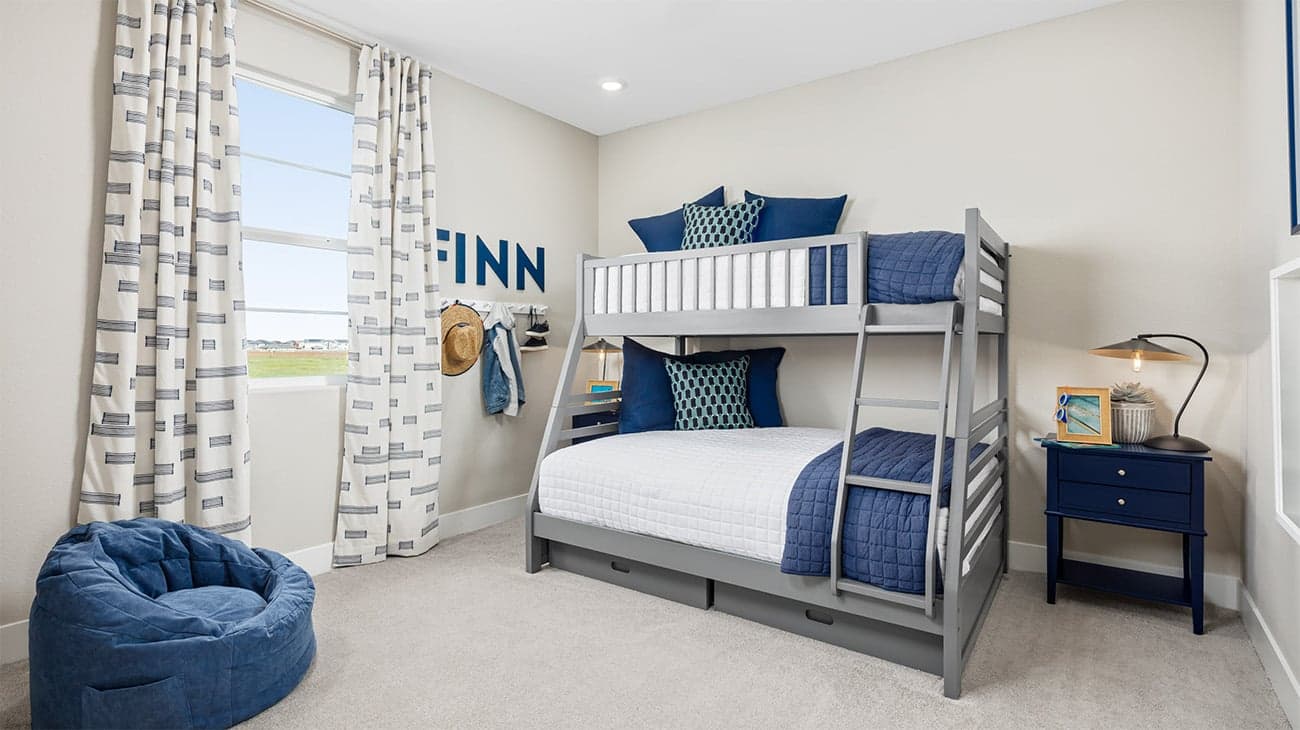 Bunk Beds at Plan 3001, Villas at Arbor Ranch